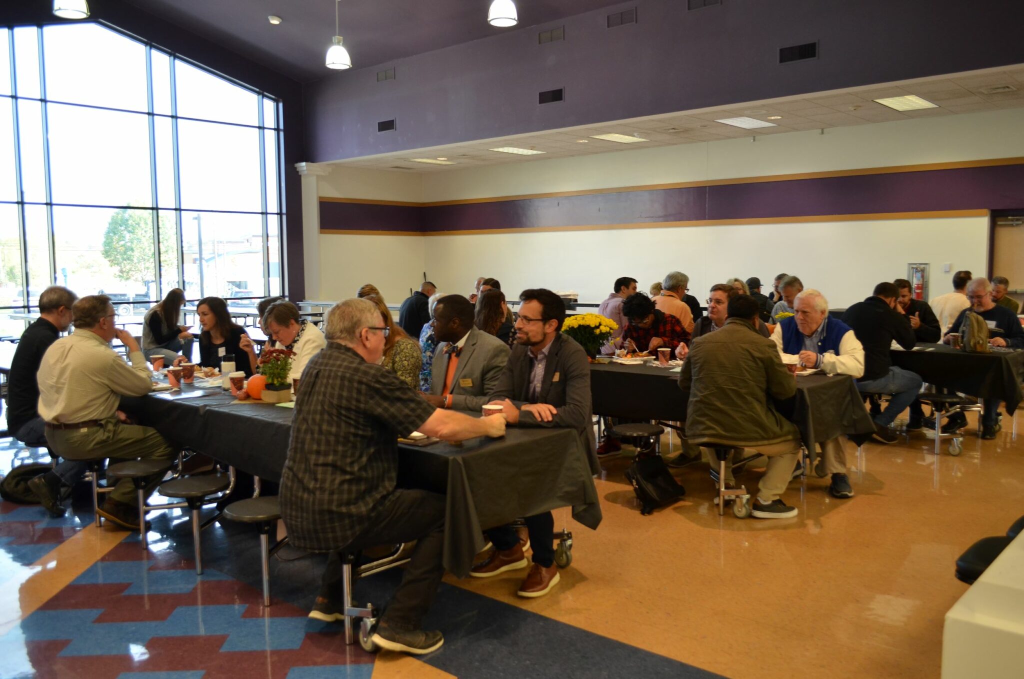 Pastor's networking at Pastor's Day breakfast