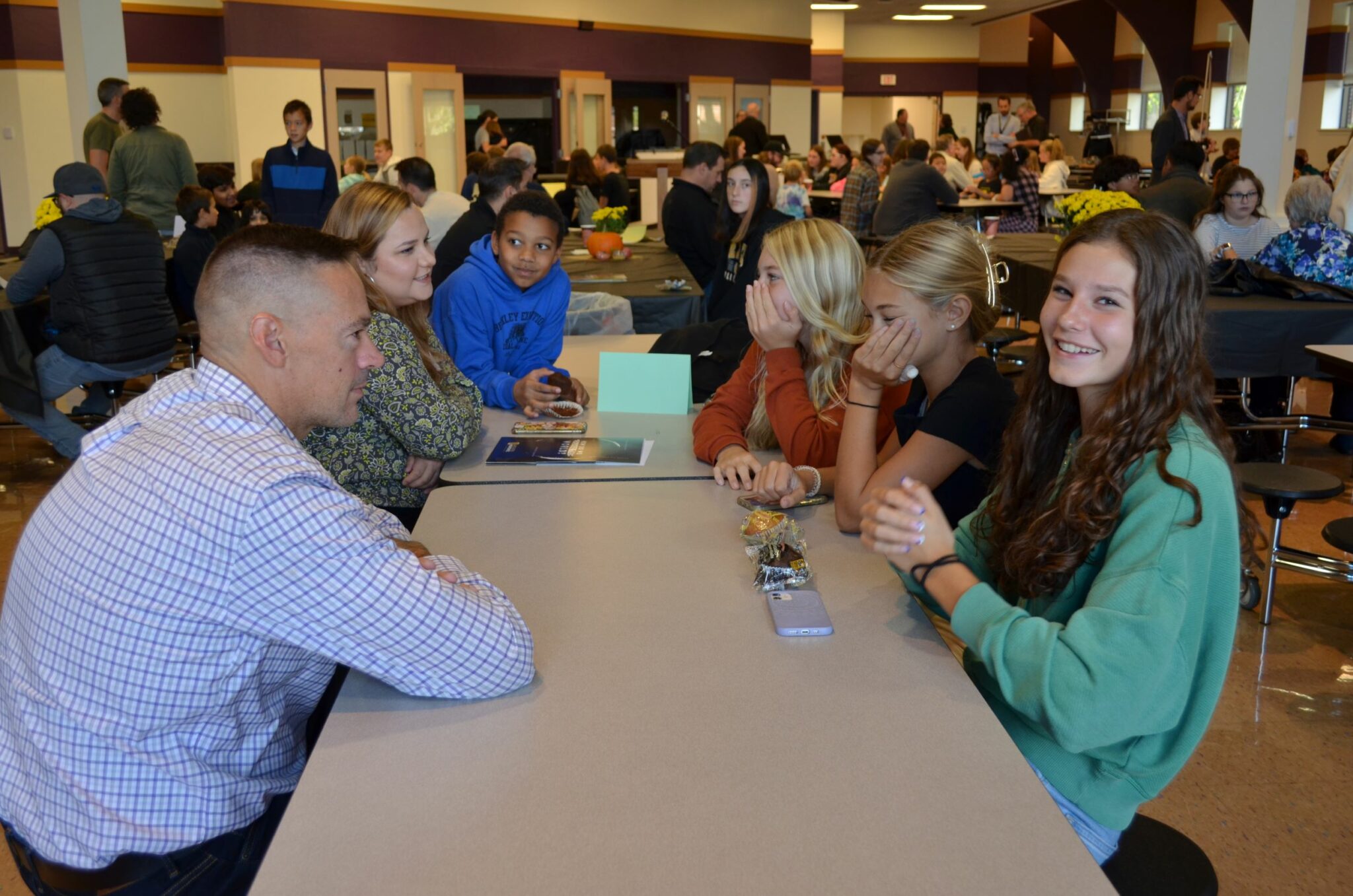 Students meeting with their Pastor