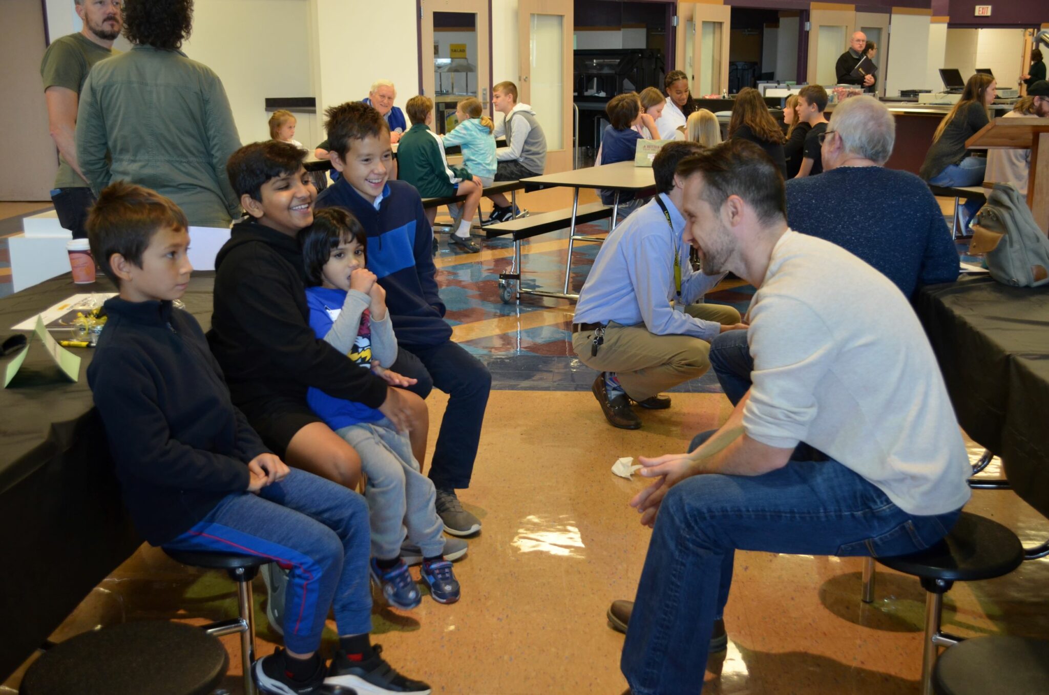 Students meeting with their Pastor