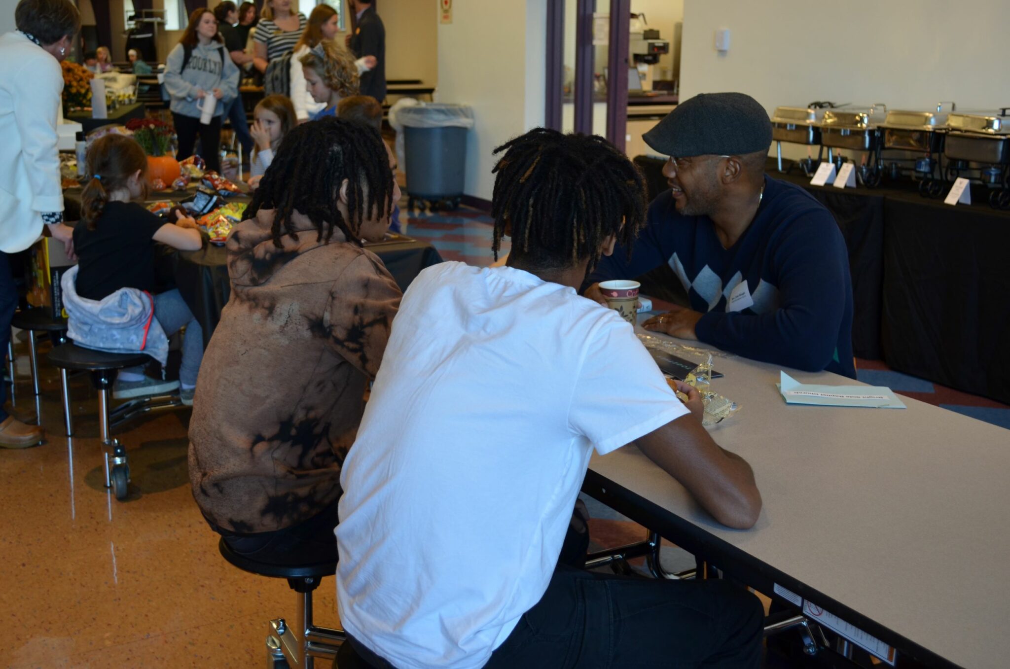 Students meeting with their Pastor