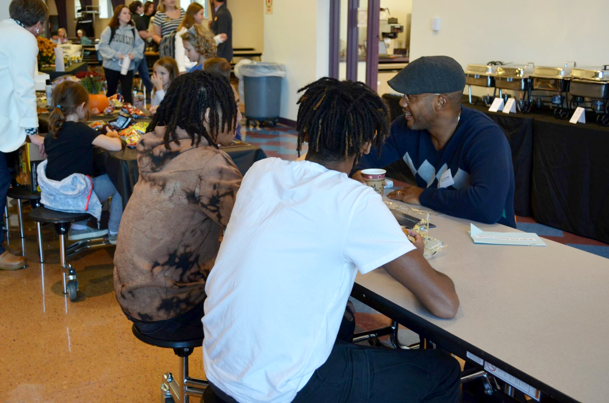 Students meeting with their Pastor