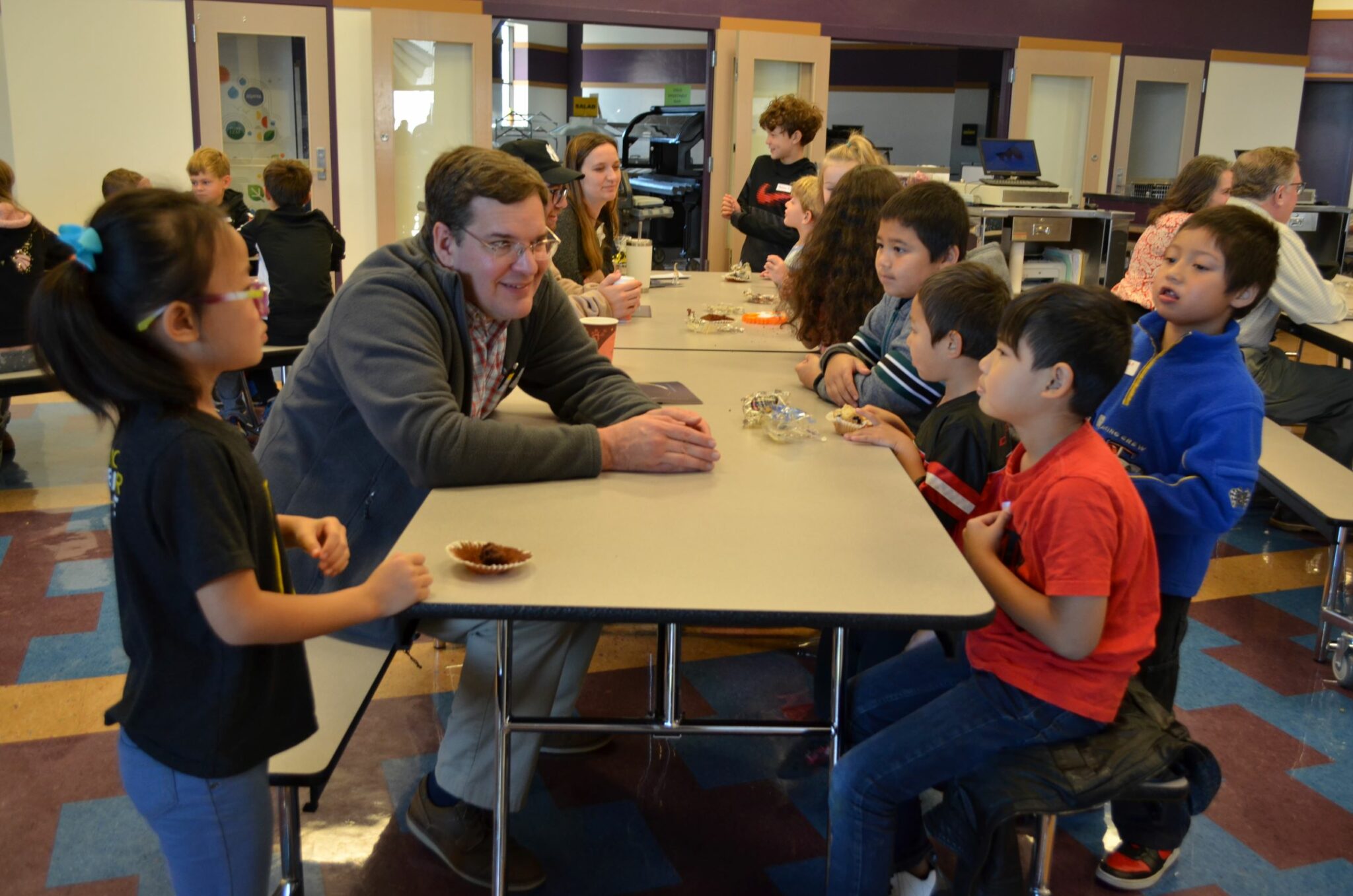 Students meeting with their Pastor