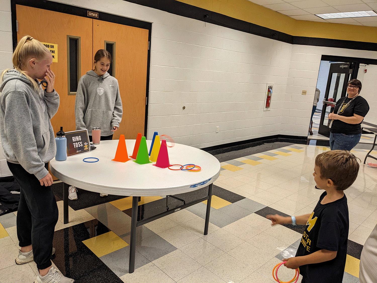 students playing games at Homecoming