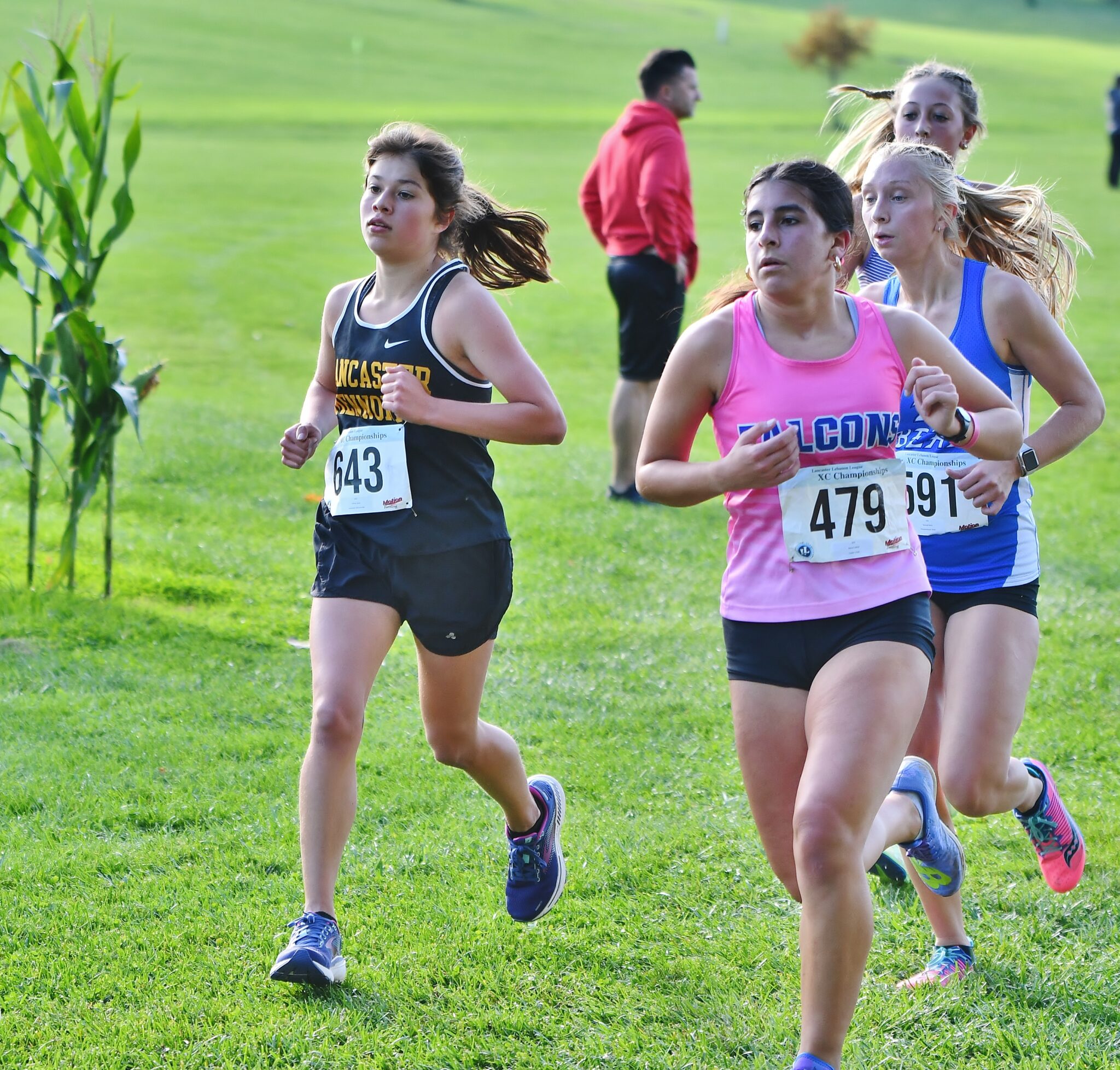students running during cross country