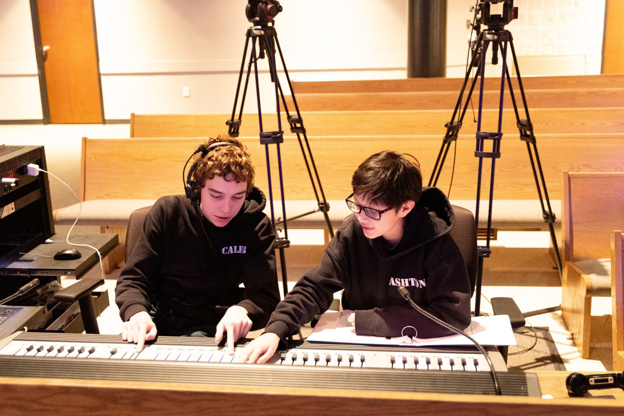 Tech crew
