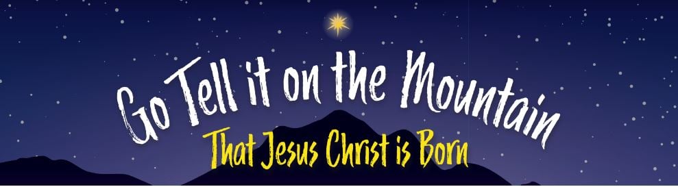 Merry Christmas from LM! Wishing you good news of great joy shouted from the mountain tops!
