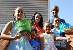 BETHLEHEM YOHANNES GERMAMO ‘93 WITH HER IMMEDIATE FAMILY