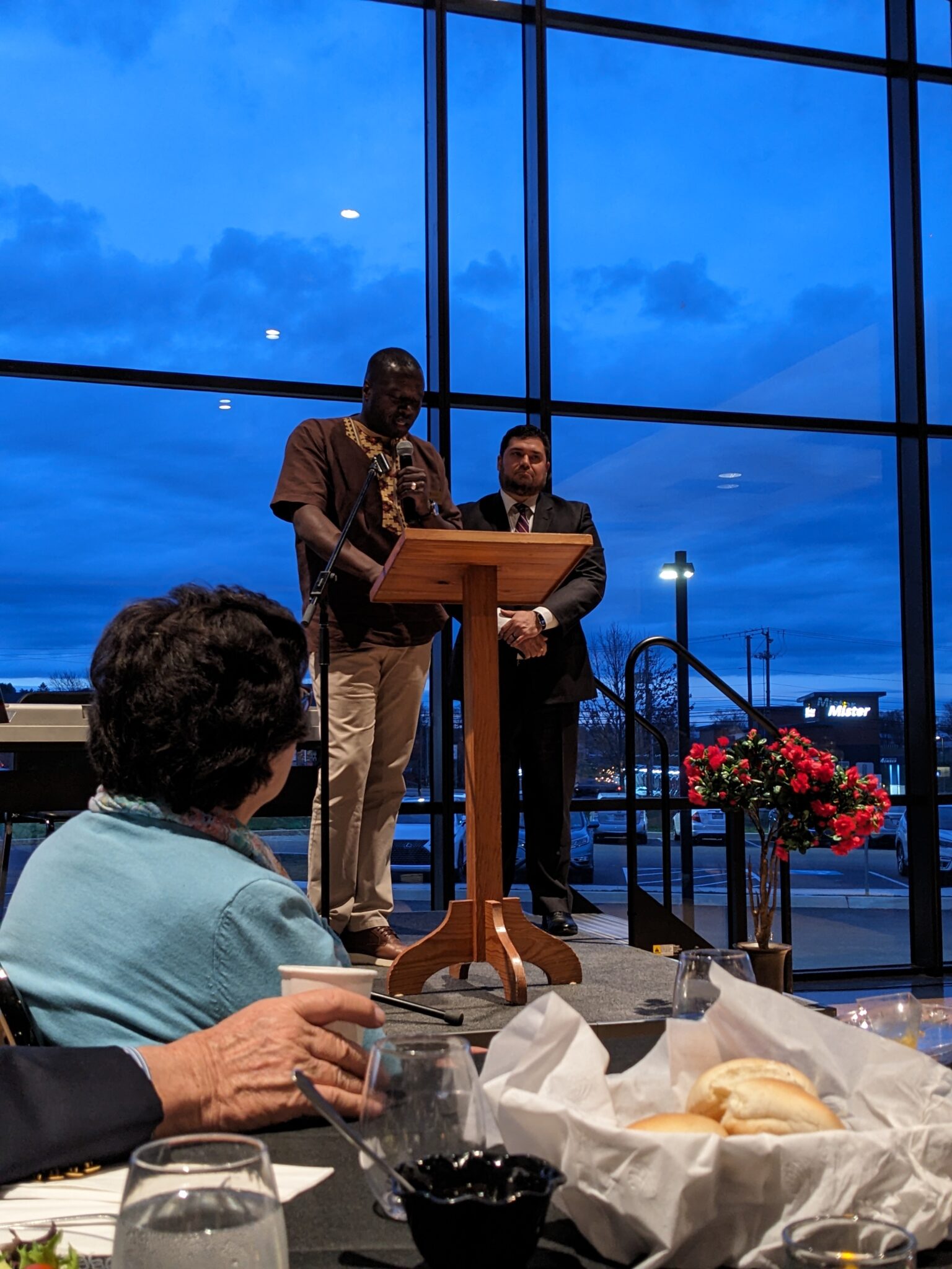 Dr. Badriaki and Ben Lesher at the Gala