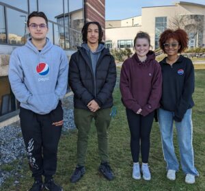 Pictured: Seth Hoover, Assad Salim, Zoey Groff and Azaylia Jenkins