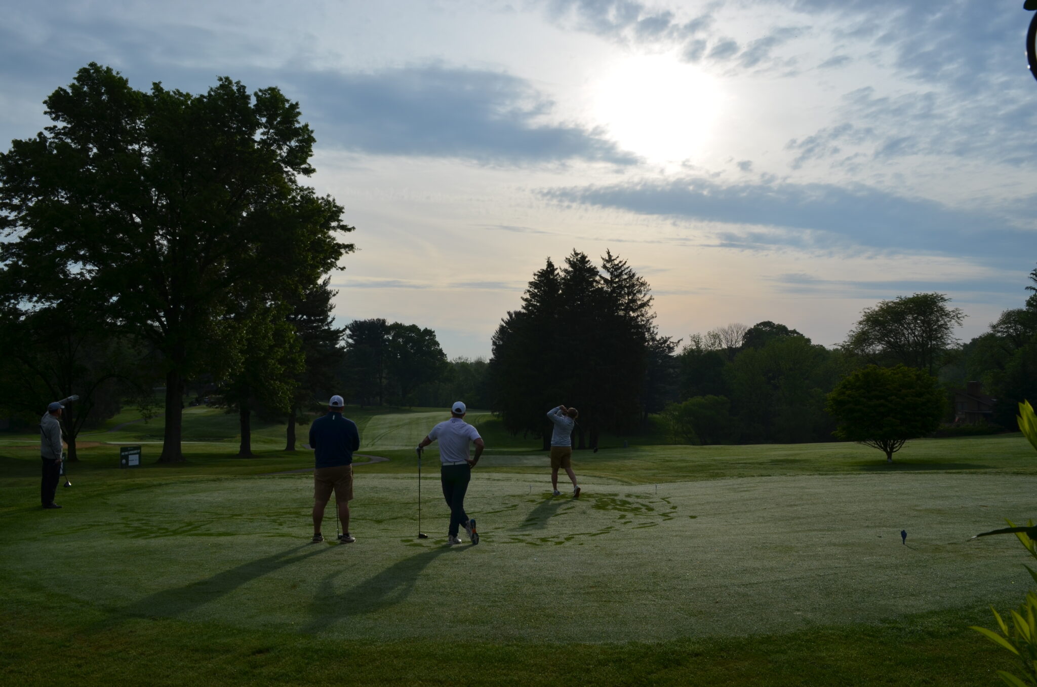 Golfers during the Golf Tournament