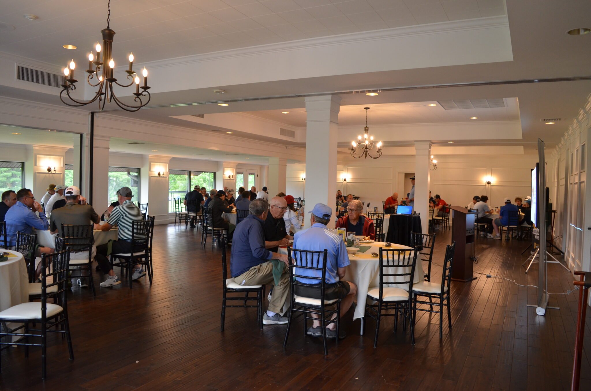 Golf Tournament attendees at the luncheon