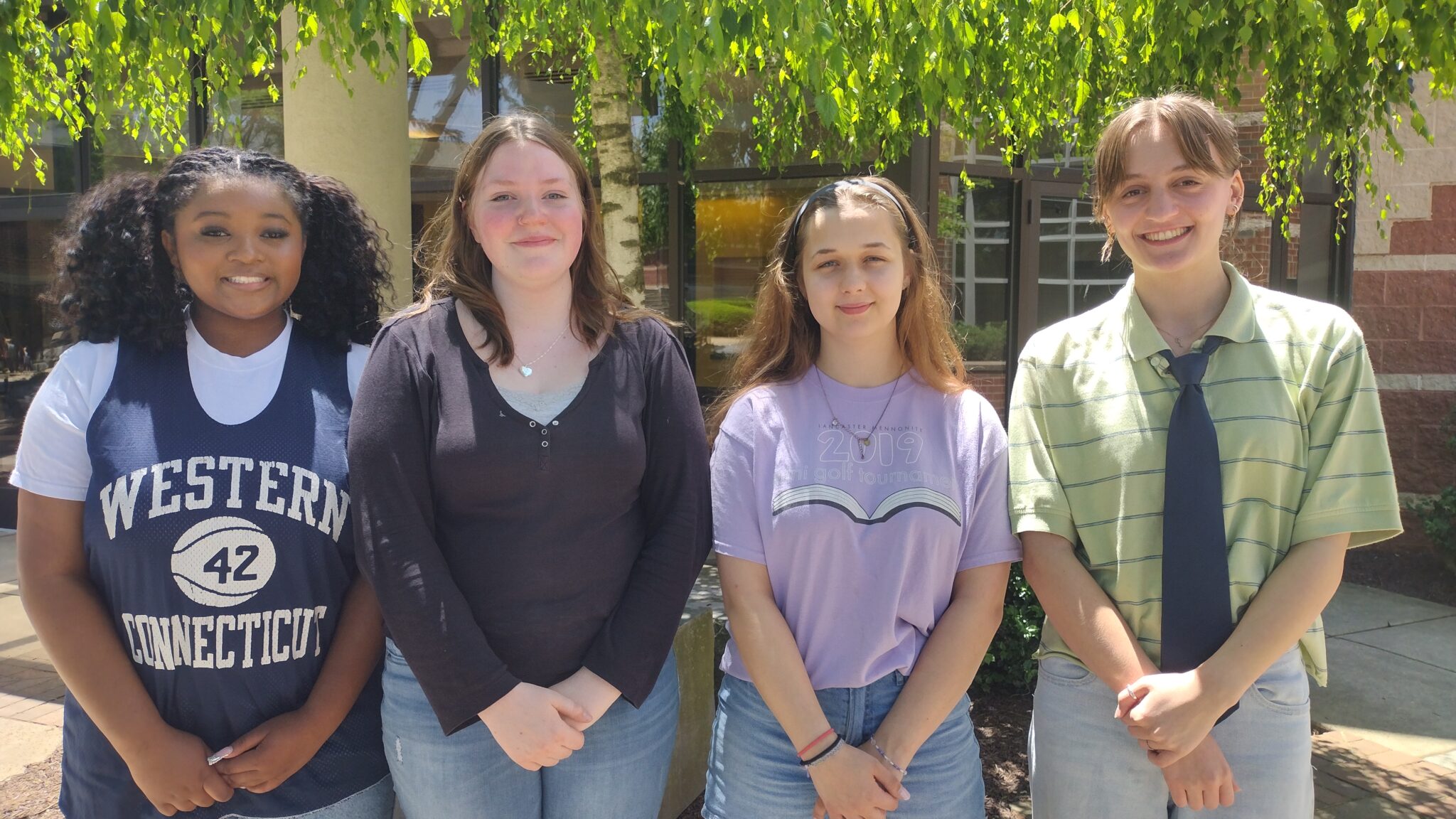 Senior graphic design certificate students