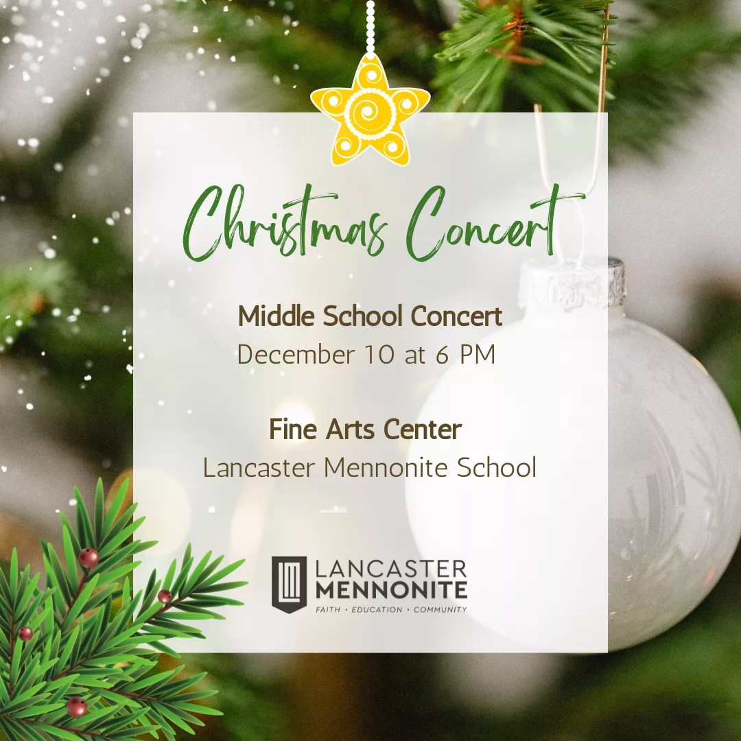 Middle School Christmas Concert graphic