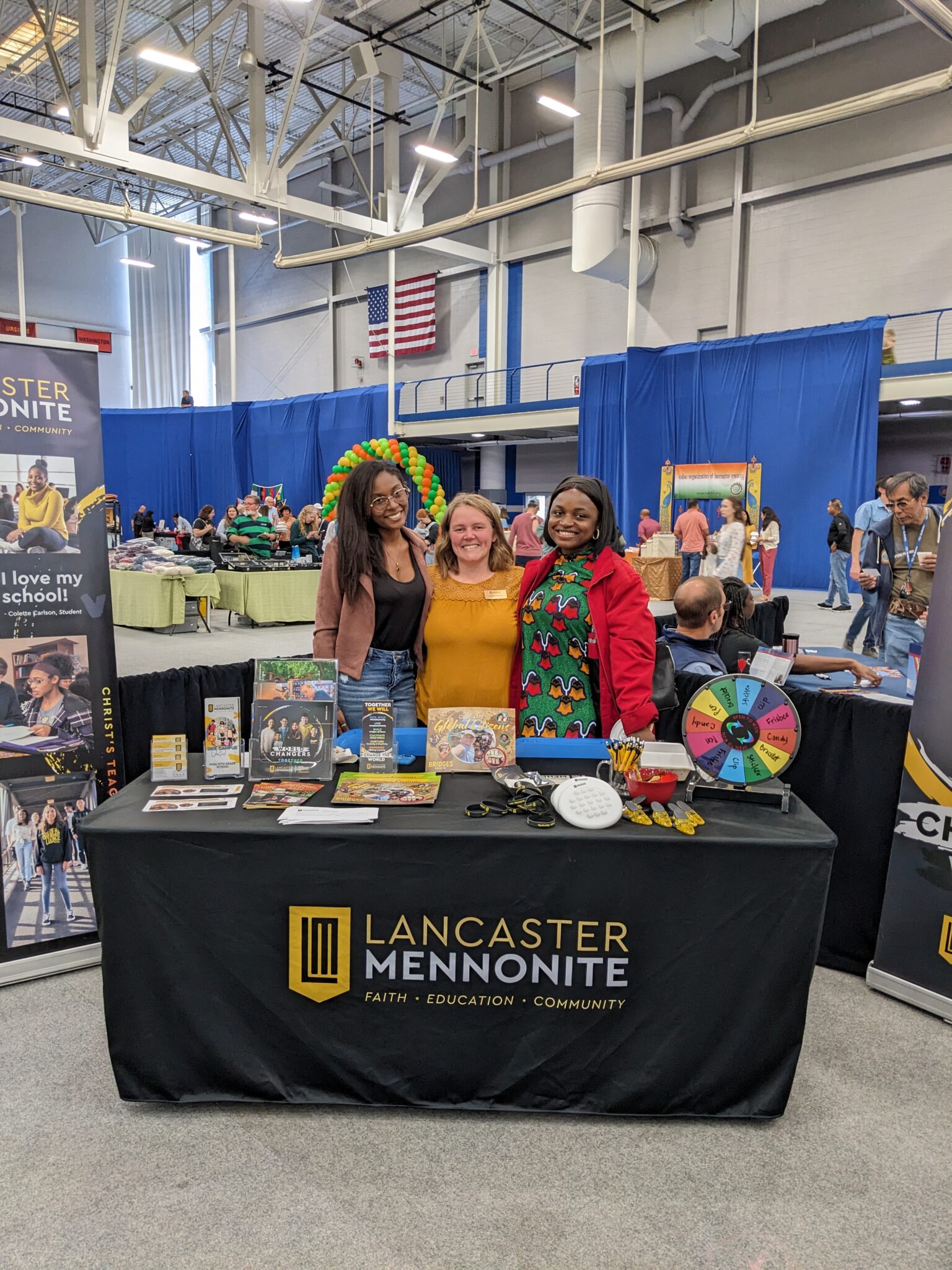 LM booth at One World Festival