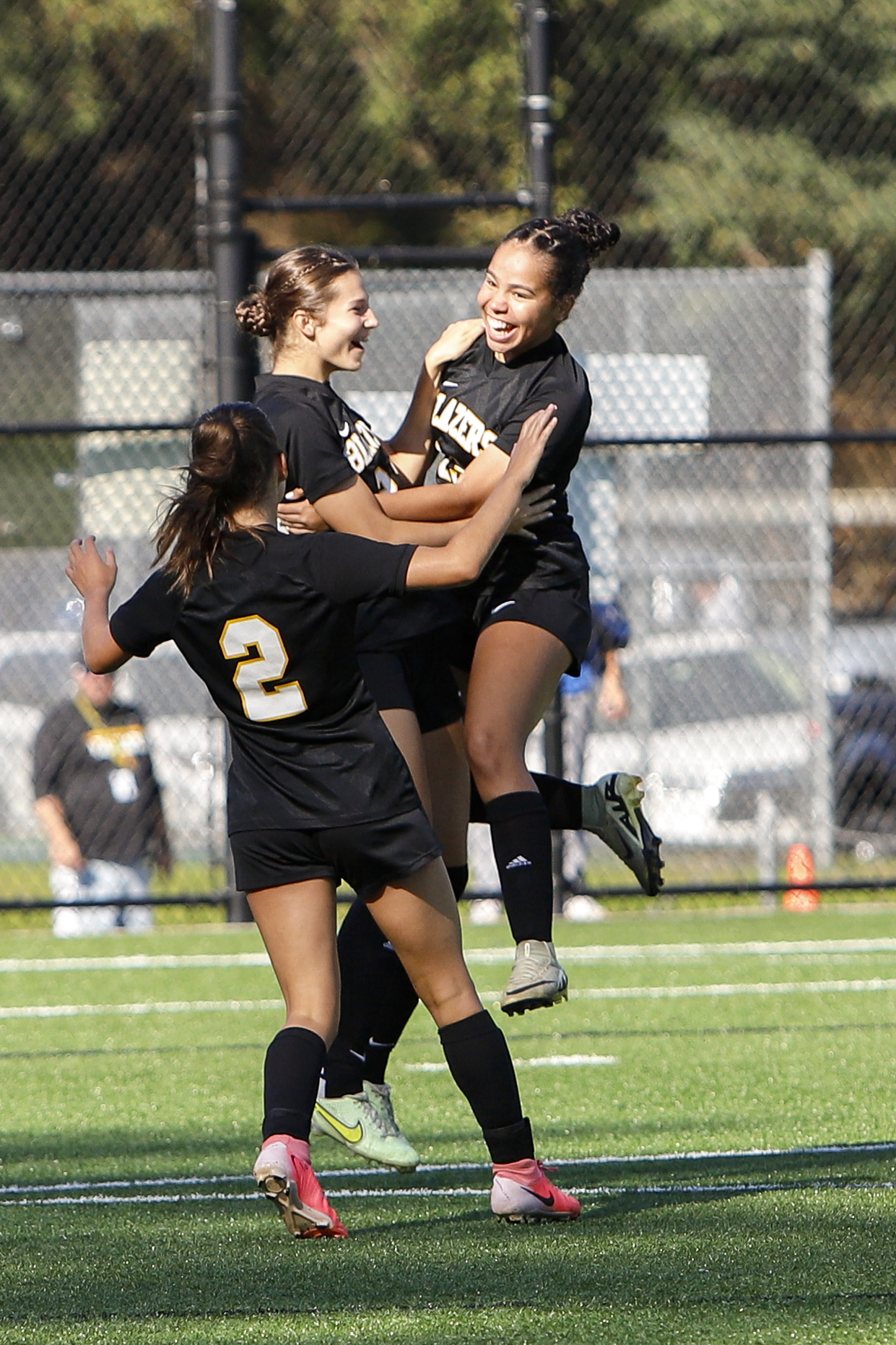 LM girls soccer players