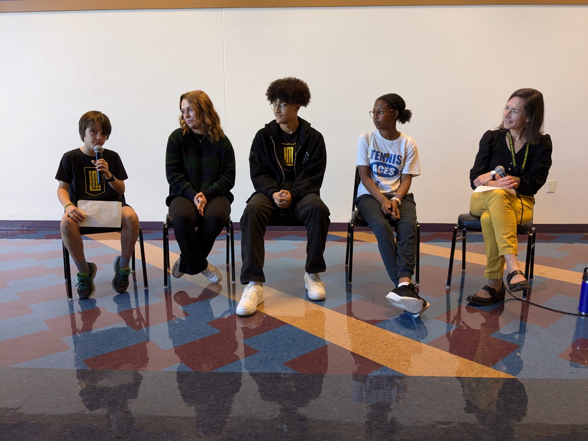 student panel at the superintendent breakfast