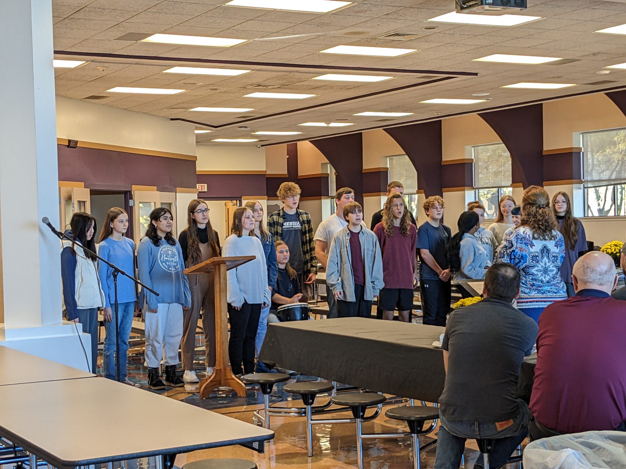 Campus Chorale singing
