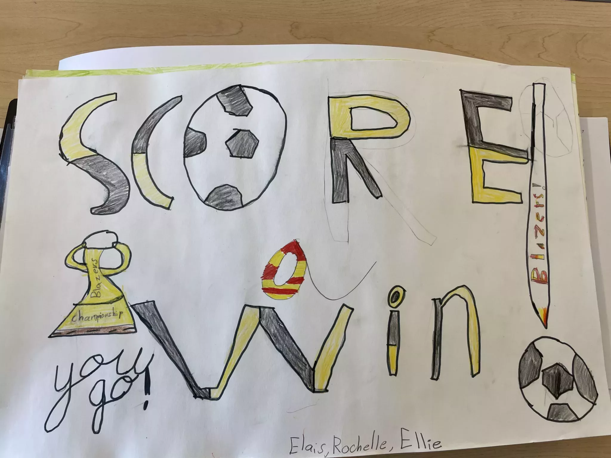 Soccer sign