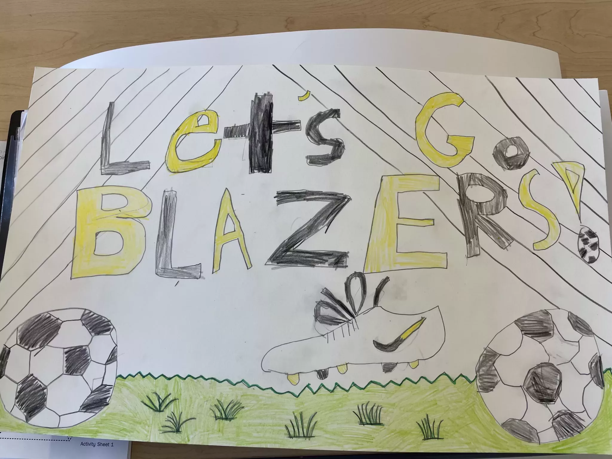 Let's go Blazers sign