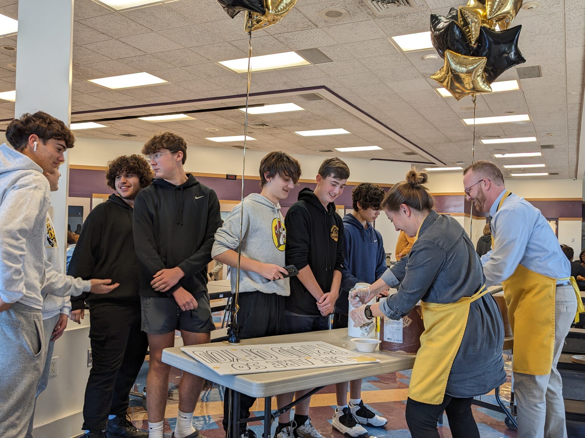 Ice-cream celebration after State Championship game
