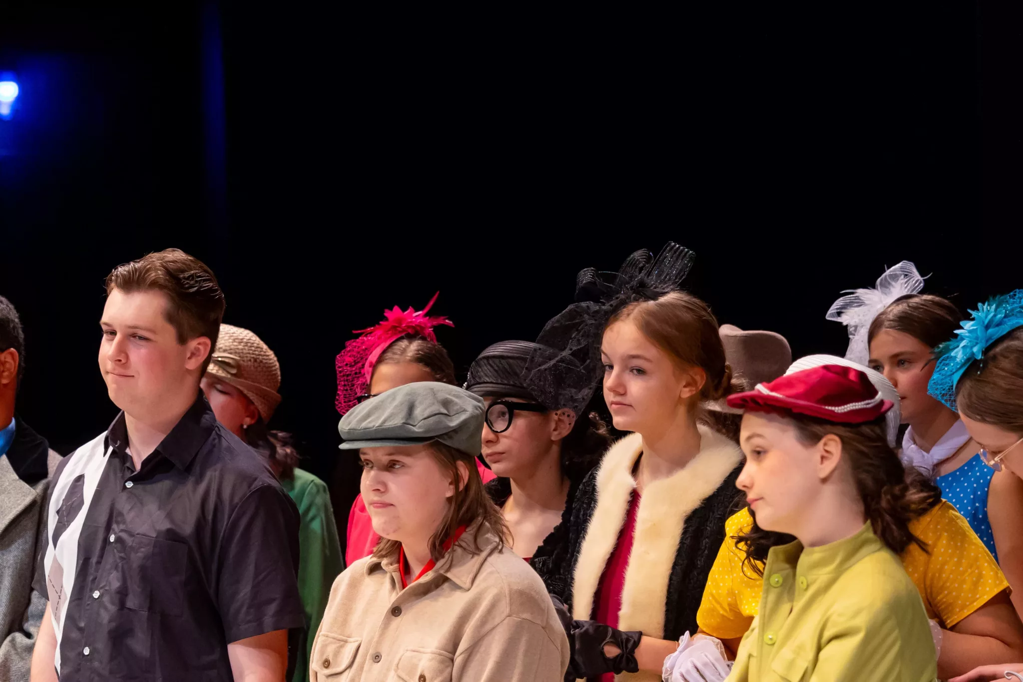 LMH Fall Play- students on stage