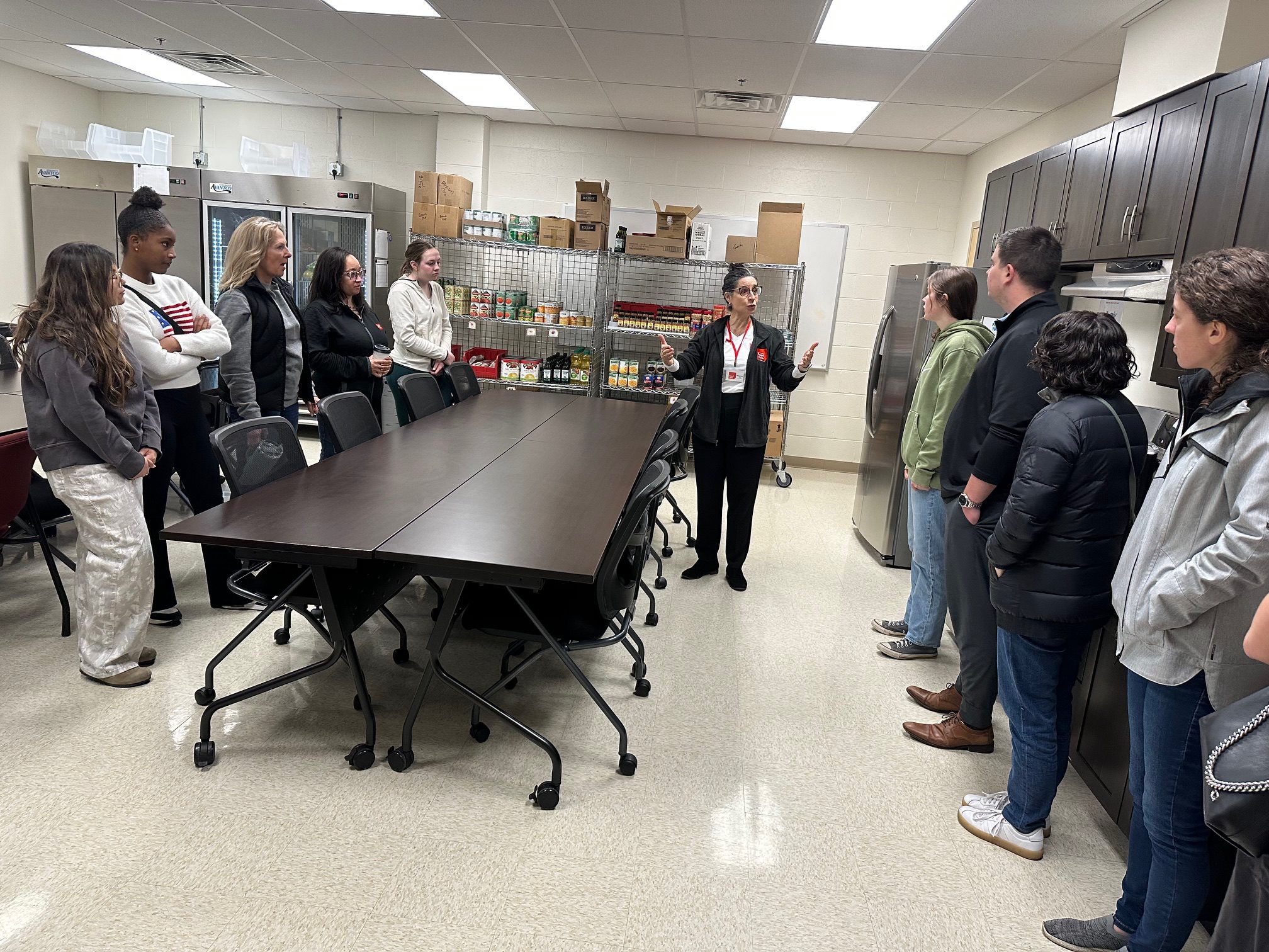 Discovering paths visits the food hub