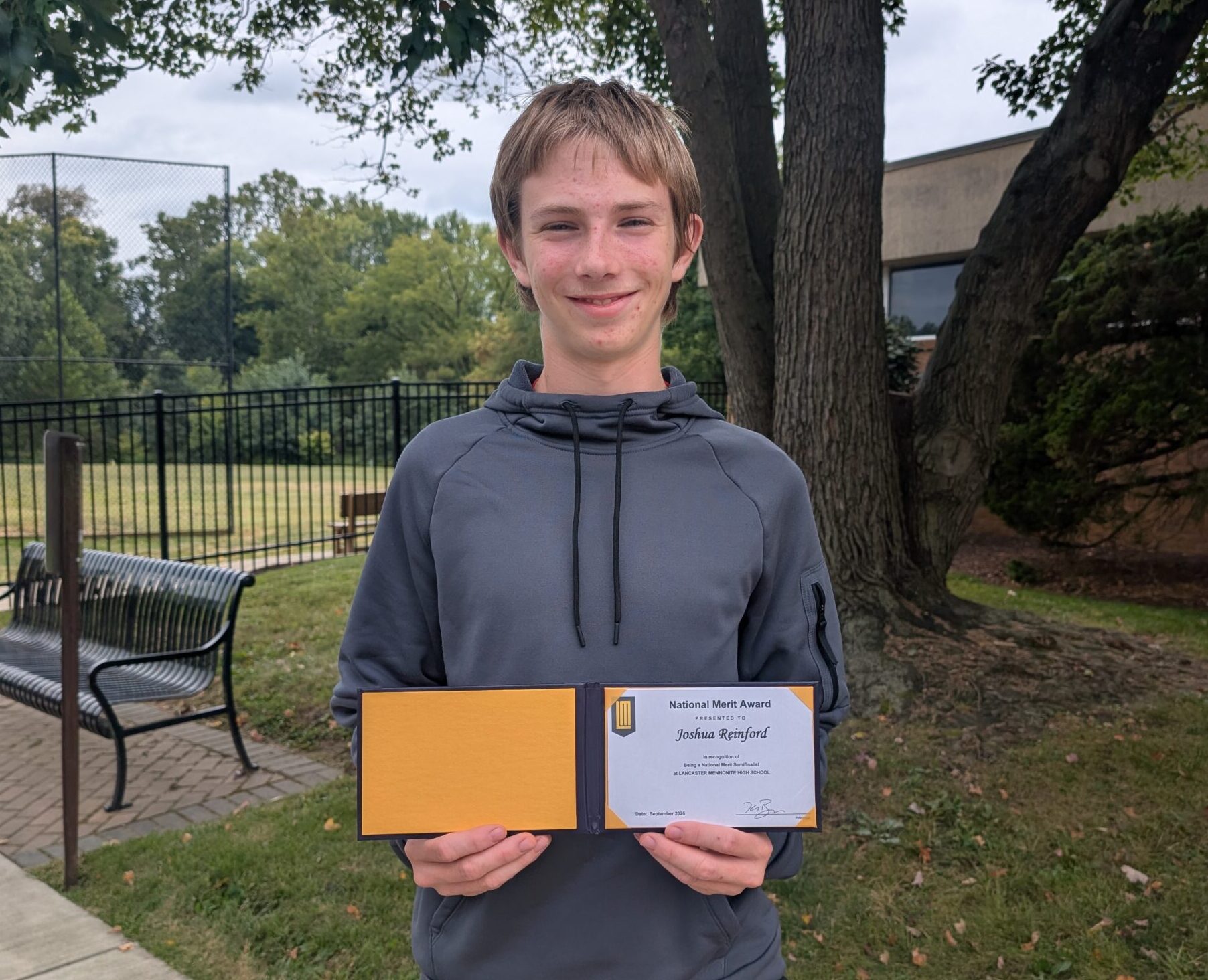 joshua reinford merit scholar 2026
