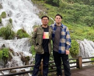 MINGYANG WANG AND QIAODAN LOU, IN GUIZHOU, CHINA WHERE THEY VOLUNTEERED TO TEACH ENGLISH. PHOTO CREDITS: MINGYANG WANG