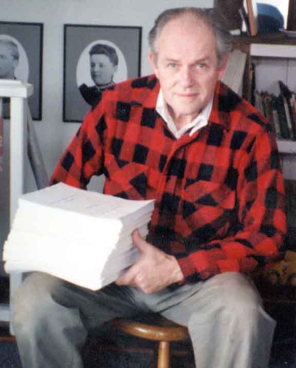 Working on the Lancaster Conference History, 1992