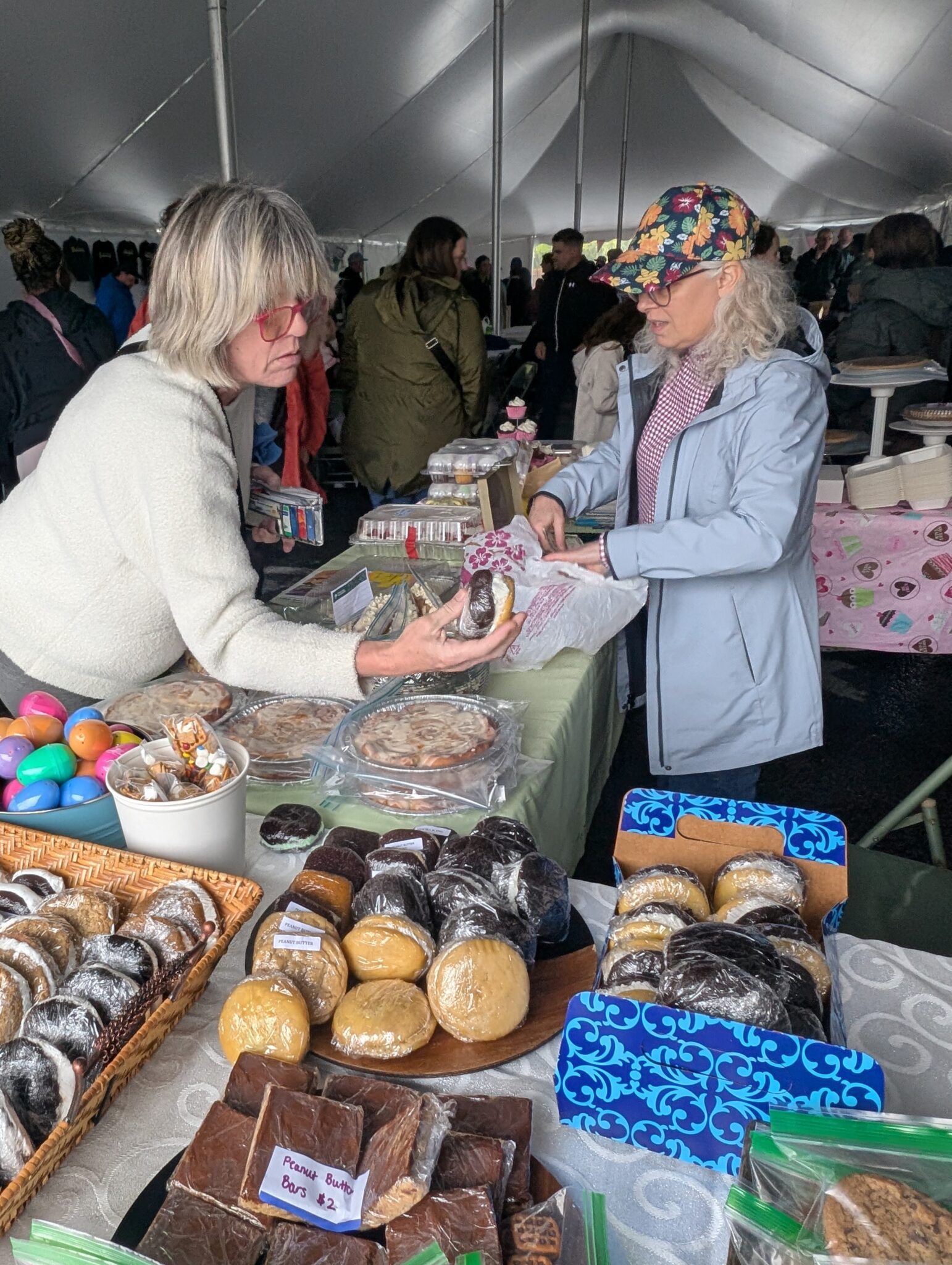 Bake sale table