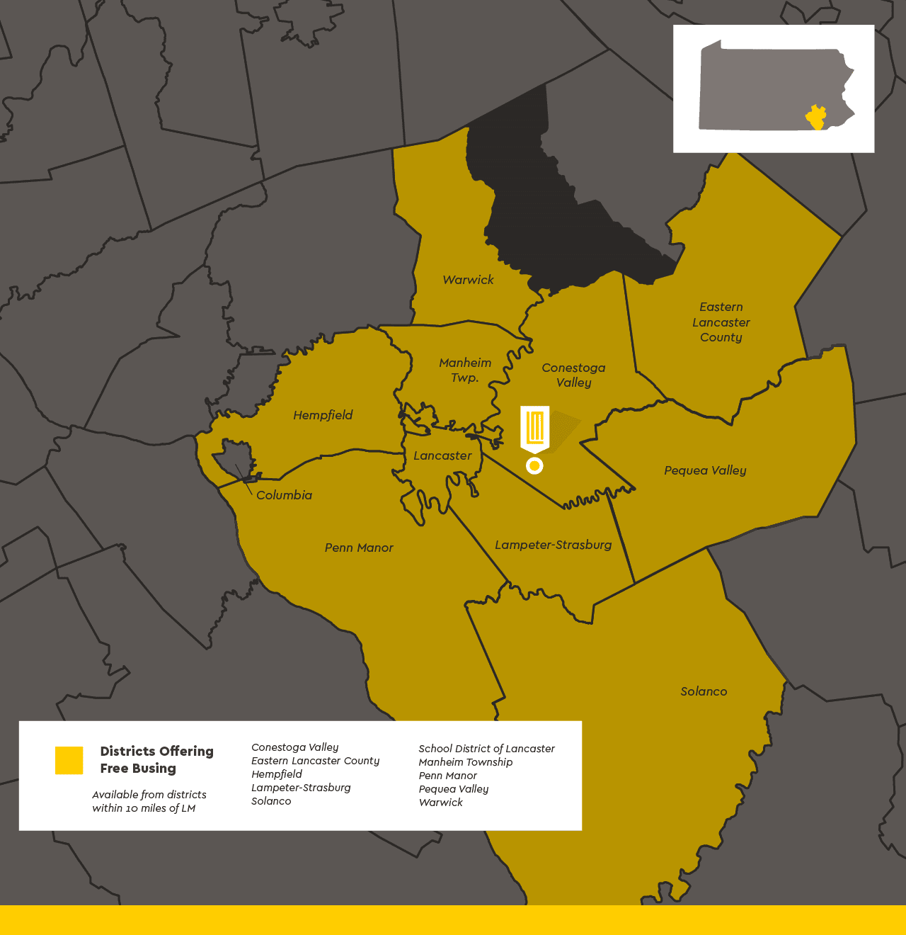 LM Public School Busing Transportation Map